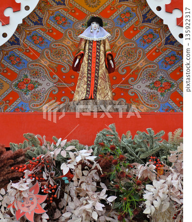 Doll on traditional russian clothing Doll on traditional russian clothing 135922317