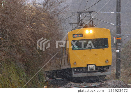 [JR-V] 白眉線115系列車（單人駕駛：新見⇔米子） 135923472