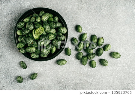 African cucumber, Mexican cucumber, mouse melon, Melothria, 135923765