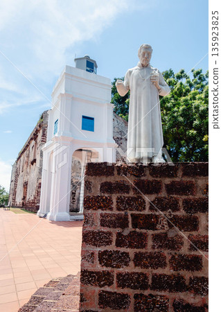 Malacca St. Paul's Church Xavier Statue Malacca St. Paul's Church Xavier Statue 135923825