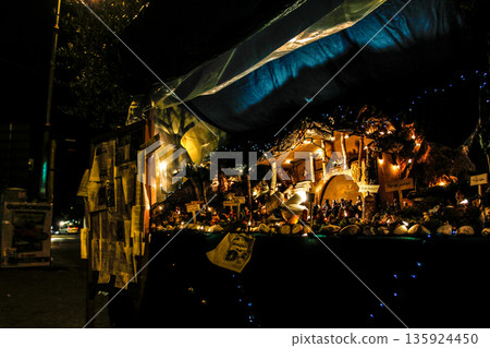 Christmas decorations in Rome, Italy Christmas decorations in Rome, Italy 135924450