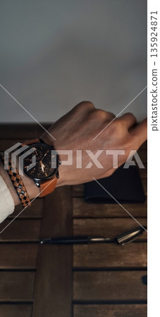 Professional Bright White Light for Classic Wristwatch Ad Professional Bright White Light for Classic Wristwatch Ad 135924871