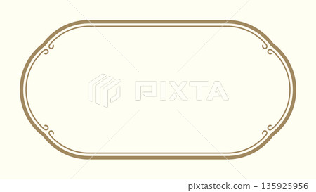 Japanese style frame design 135925956