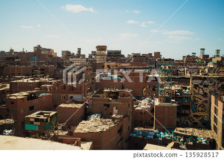 Garbage All Over The Roofs Of An African Neighborood Garbage All Over The Roofs Of An African Neighborood 135928517