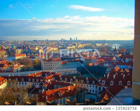 從捷克共和國布拉格城堡眺望 3 135928738