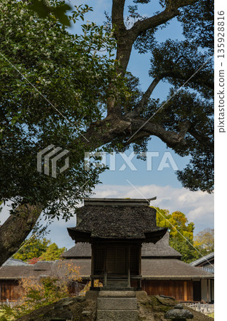 Jizo Hall at Nishikigaoka in Korakuen, Kita-ku, Okayama City, Okayama Prefecture, Japan 135928816