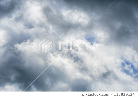 Clouds shining after the summer rain 06 135929124
