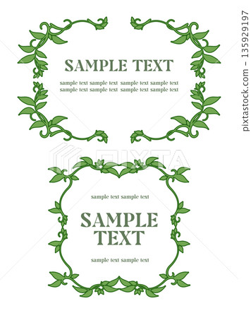 Antique style plant frame 135929197