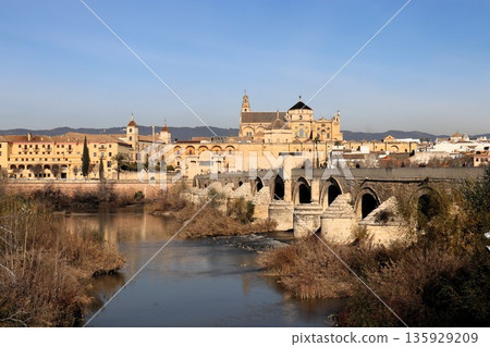 World Heritage Site: Historic Centre of Cordoba, Mezquita and Roman Bridge, Spain World Heritage Site: Historic Centre of Cordoba, Mezquita and Roman Bridge, Spain 135929209