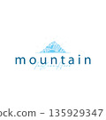 Powerful iceberg mountain logo inspired by nature extremes 135929347