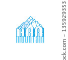 Luxury iceberg mountain logo symbolizing exclusivity strength clarity 135929353
