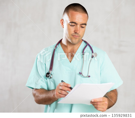 physician completes document 135929831