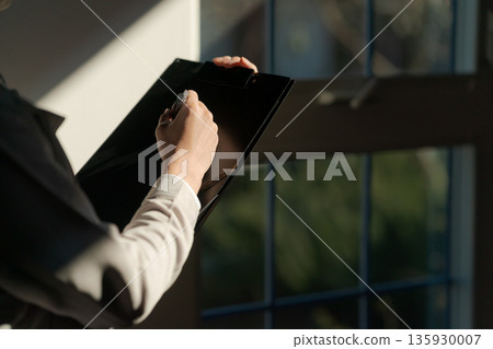 Male body parts in work clothes Male body parts in work clothes 135930007