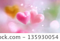 Background material: soft hearts 135930054