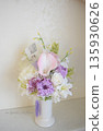 Preserved flower arrangements for Buddhist altars 135930626