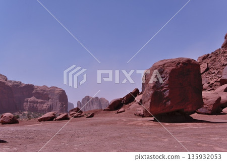 The Cube on Valley Drive in Monument Valley The Cube on Valley Drive in Monument Valley 135932053