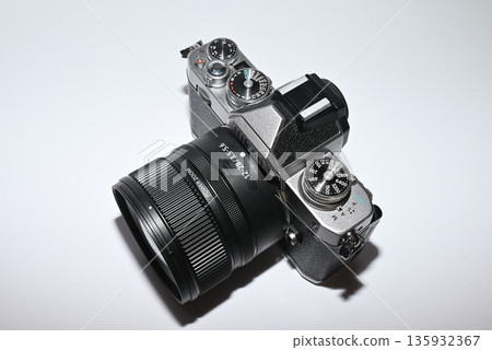 Classic design mirrorless camera 135932367