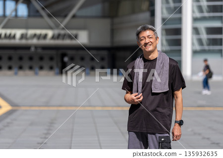 Energetic Senior Male Energetic Senior Male 135932635