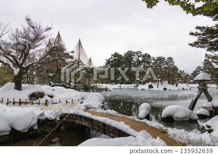 兼六園的隆冬 兼六園的隆冬 135932639