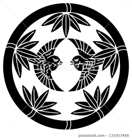 它名為竹麻雀，是上杉謙信和上杉景勝的家徽。 135933498