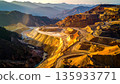 Image of a gold mining site: Gold mines, illegal mining, and deforestation 135933771