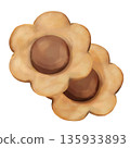 Sweets_flower-shaped cookies 135933893