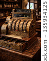 Antique cash register 135934125