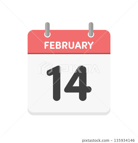 2月14日 - 2月14日 - 2月14日簡易日曆 2月14日 - 2月14日 - 2月14日簡易日曆 135934146
