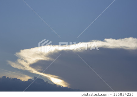 It is a sunset sky 135934225