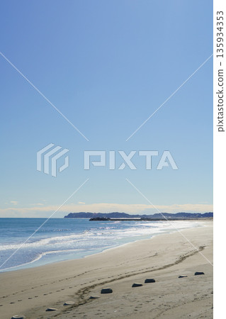 【千葉縣長城郡】從九十栗海灘一宮海岸眺望台東地區 135934353