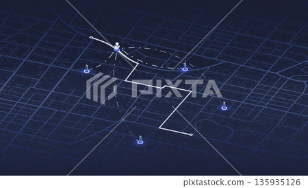 Flexible charging solutions, public charging stations available nearby. Select the most convenient route to drive. City map with charging stations icon available. Vector illustration Flexible charging solutions, public charging stations available nearby. Select the most convenient route to drive. City map with charging stations icon available. Vector illustration 135935126