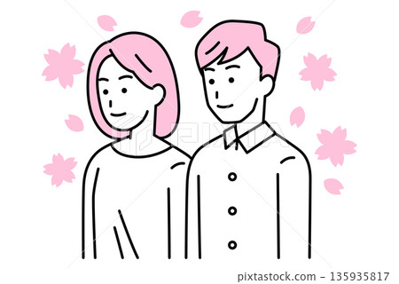 開啟新生活的年輕男女 開啟新生活的年輕男女 135935817