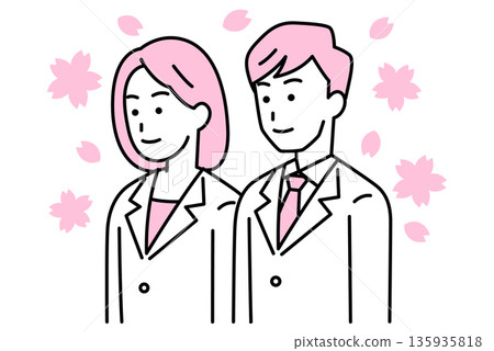 New graduates in suits New graduates in suits 135935818