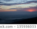 The rising sun seen from Inuyama Castle 135936033