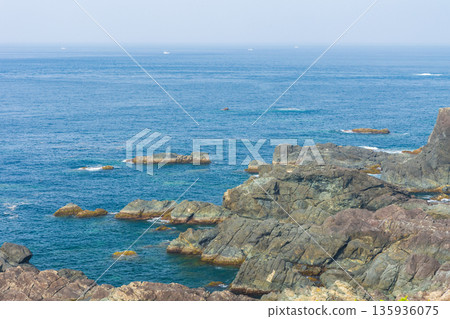 和歌山縣串本町，夏季。鹽之崎岬，本州島最南端。 135936075