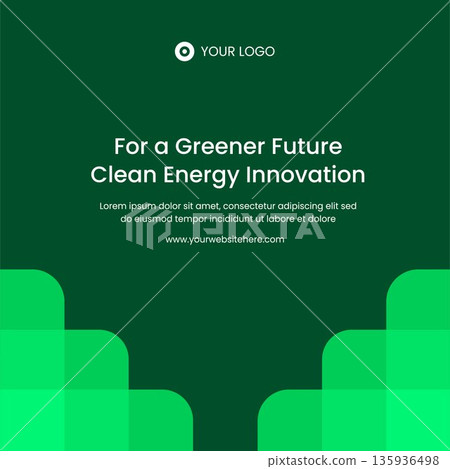 Clean Energy Innovation Flat Cartoon Hand Drawn Background Illustration Concept 135936498