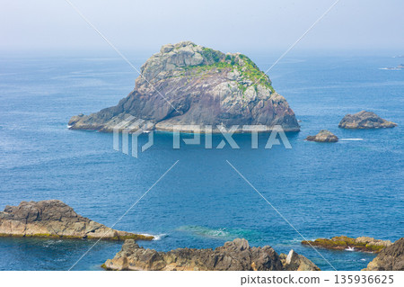 和歌山縣串本町的夏天、紀伊大島、海剛果 135936625