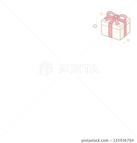 春季慶典禮物：右上角的方形白色背景材料 135936784