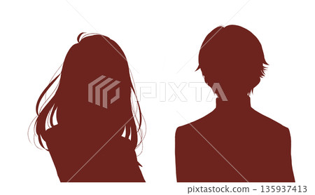 Female students in sailor suits and male students in school uniforms. Motivation Female students in sailor suits and male students in school uniforms. Motivation 135937413