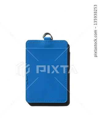 It is a blue card necklace. 135938253