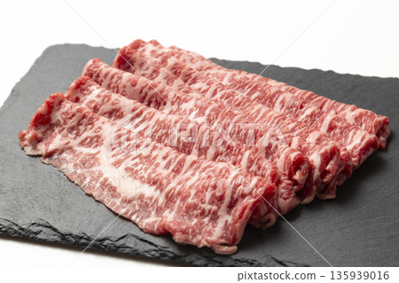 Beef on a plate Beef on a plate 135939016