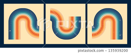 Wavy color pictures. 135939200