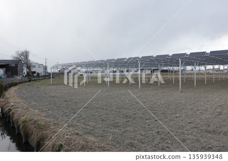 Solar power generation farming type Solar power generation farming type 135939348