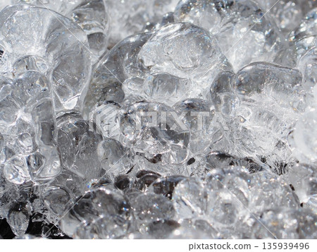 A cluster of ice formed by water spray seen in the mountains (20260125092528) A cluster of ice formed by water spray seen in the mountains (20260125092528) 135939496