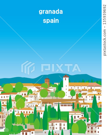 Granada, Andalusia, Spain, spring scenery Granada, Andalusia, Spain, spring scenery 135939692
