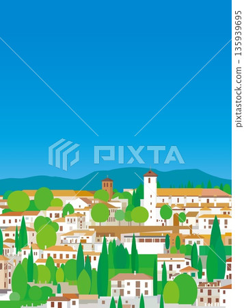 Granada, Andalusia, Spain, spring scenery 135939695