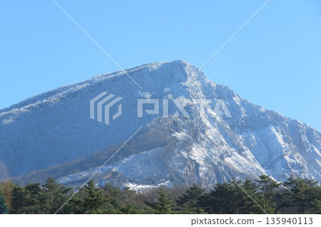 萬代山的雪景 萬代山的雪景 135940113