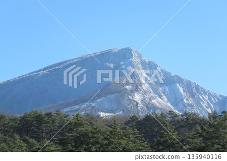 萬代山的雪景 萬代山的雪景 135940116