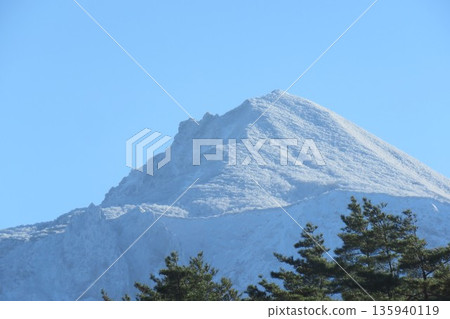 萬代山的雪景 萬代山的雪景 135940119