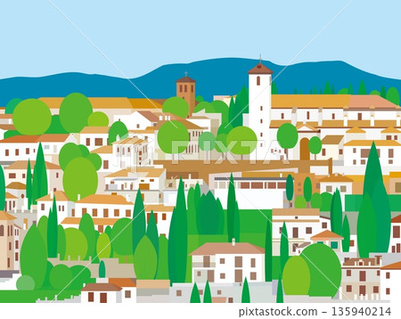 Granada, Andalusia, Spain, spring scenery Granada, Andalusia, Spain, spring scenery 135940214